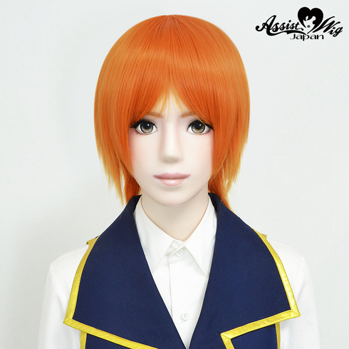 コスプレ用ウィッグ ピュアショート オレンジ01 ― コスプレウィッグ