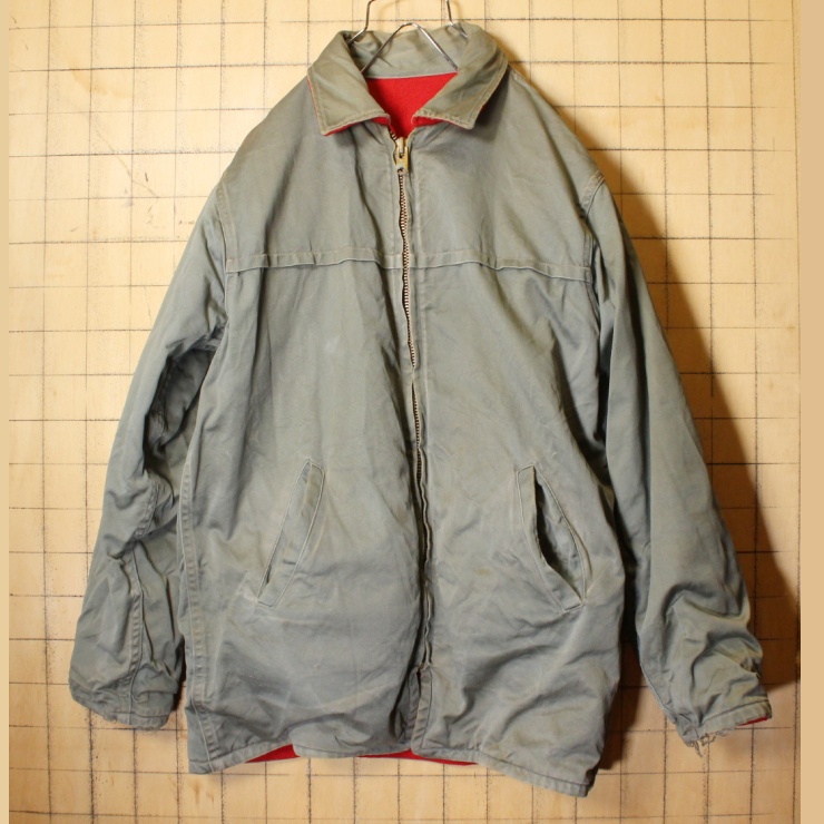 50s 60s USA製 Woolrich ウール リバーシブル ハンティング ジャケット