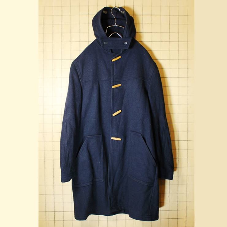 フランス製 60s-70s LE minor ウール ダッフルコート ビンテージ