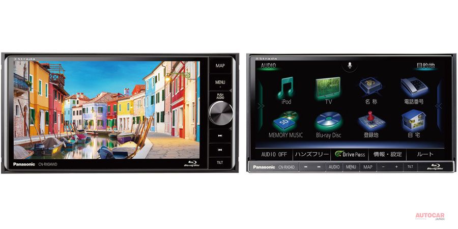 パナソニック ブルーレイ搭載インダッシュ型カーナビ CN-RX04WD/D