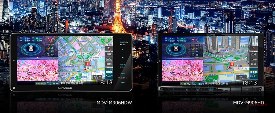 HDハイビジョン対応ナビ、7インチで登場 ケンウッド彩速ナビ「MDV