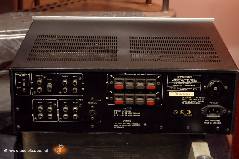 Pioneer SA-7800 Amplifier for sale.