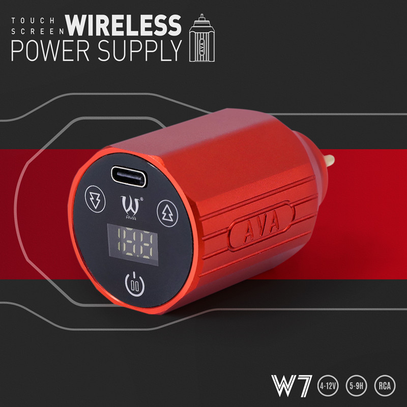 AVA Touch Screen Wireless Power Supply W7 RED [PS121-1] - $110.00