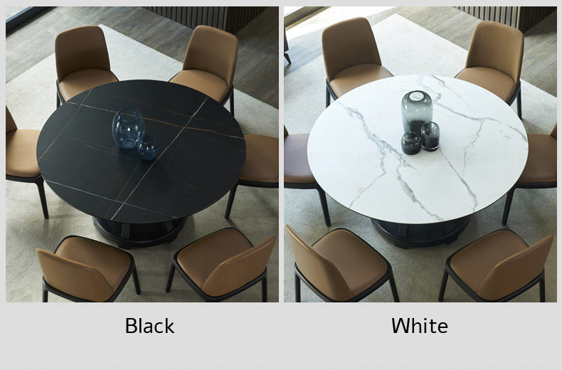 C078 円形セラミック ダイニングテーブル – AVITUS