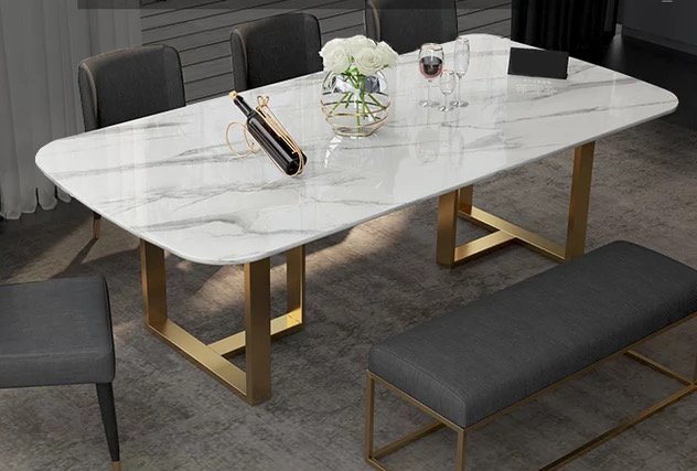 DT1800/10 大理石ダイニングテーブル – AVITUS