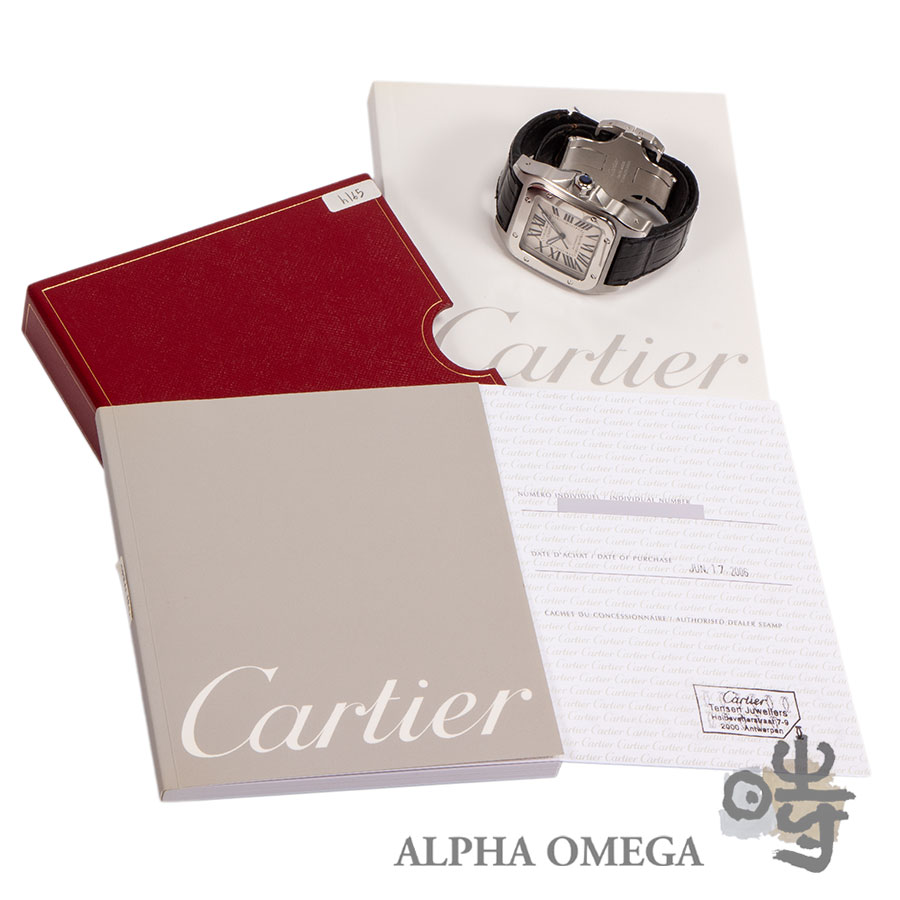 カルティエ サントス 100 LM [W20073X8] 2006年メンズ 腕時計