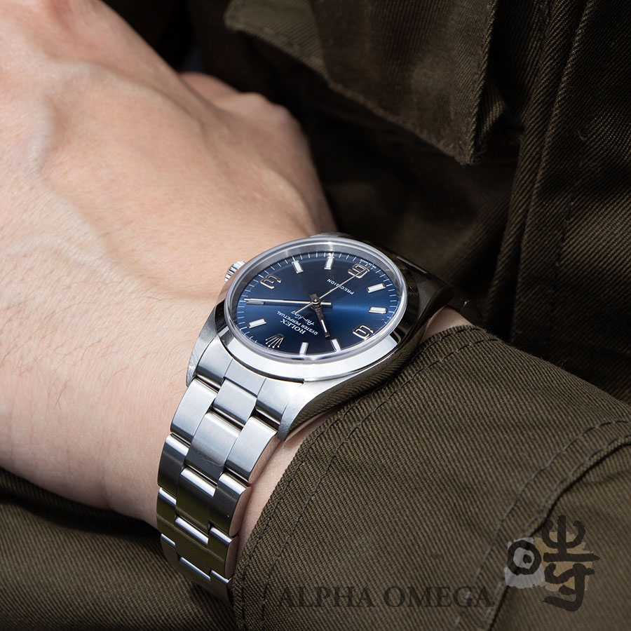 ロレックス エアキング 14000 ブルー369 1999年 A番 ヴィンテージ