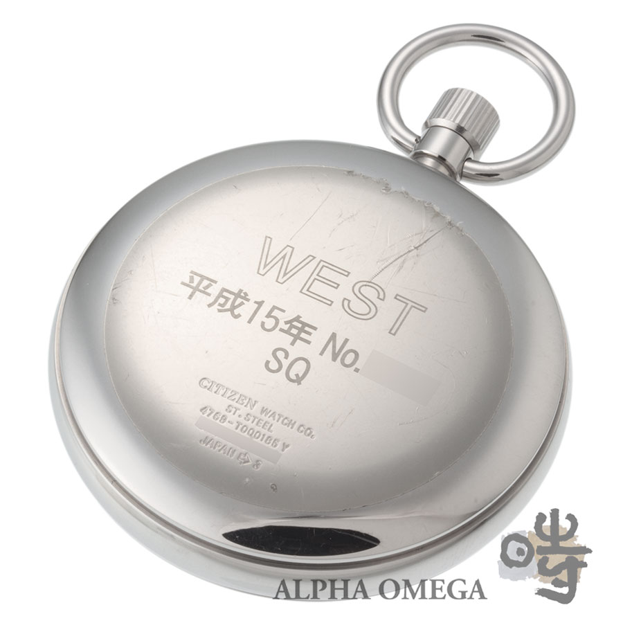 シチズン 鉄道時計 懐中時計 4769-T000185Y JR西日本 2003(平成15)年