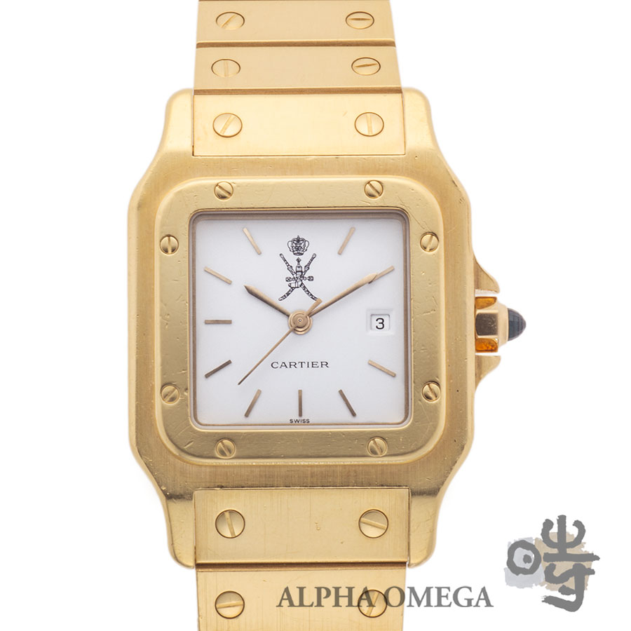 カルティエ サントス カレ/スクエア LM オマーン王室 [2964] 1980年代