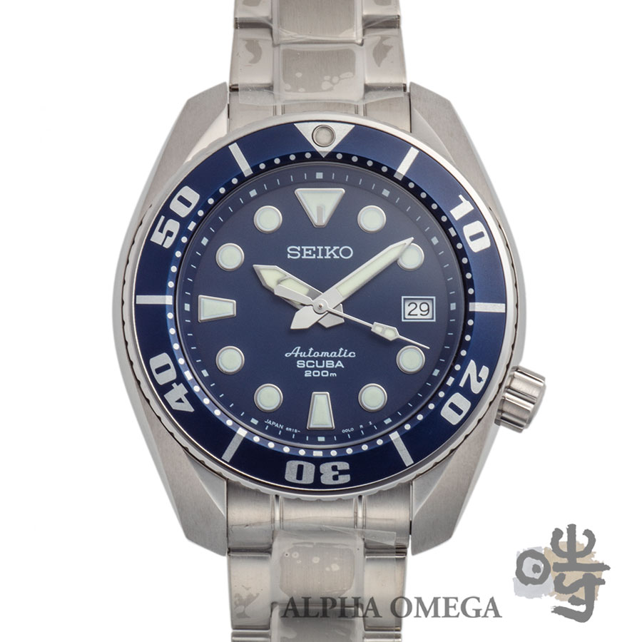 セイコー スモウ プロスペックス スキューバ 200m ブルー SBDC003/6R15