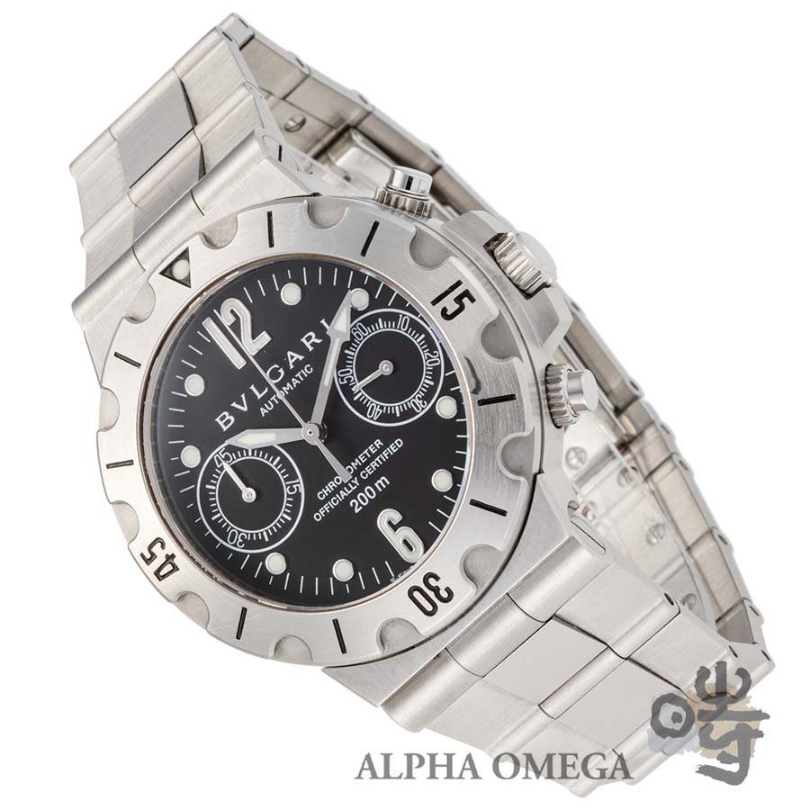 ブルガリ ディアゴノ スクーバ クロノグラフ RSCB38S ヴィンテージ