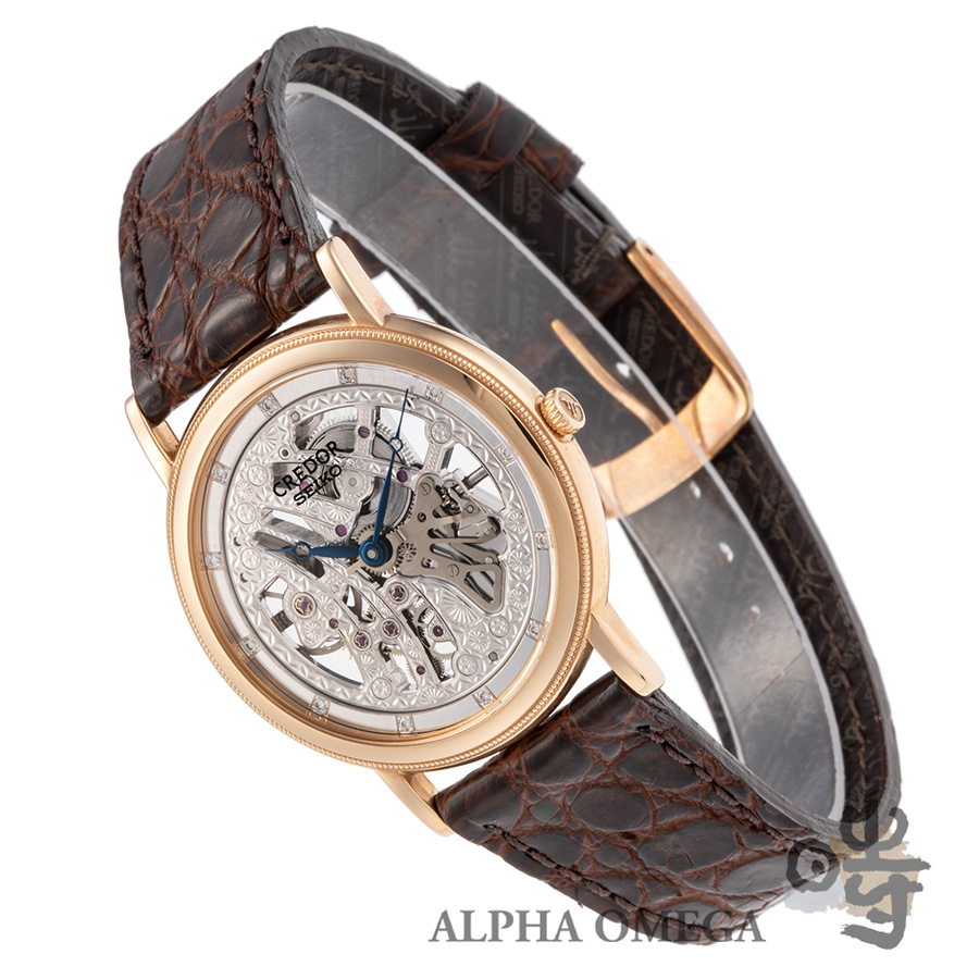 セイコー クレドール メカニカル スケルトン GZBD006 ヴィンテージ