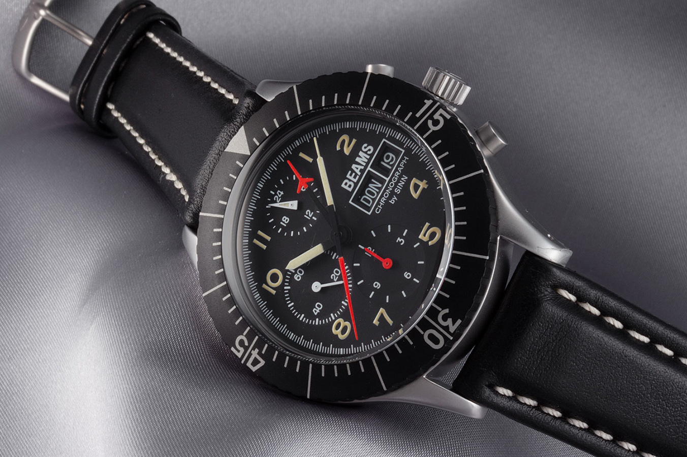 ジン ミリタリークロノグラフ 156.B ビーム 1990年代 トリチウム