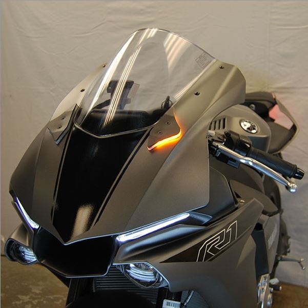 NRC製 YZF-R1 (15-19)用 ポリカーボネイト LEDウィンカー｜AxxL