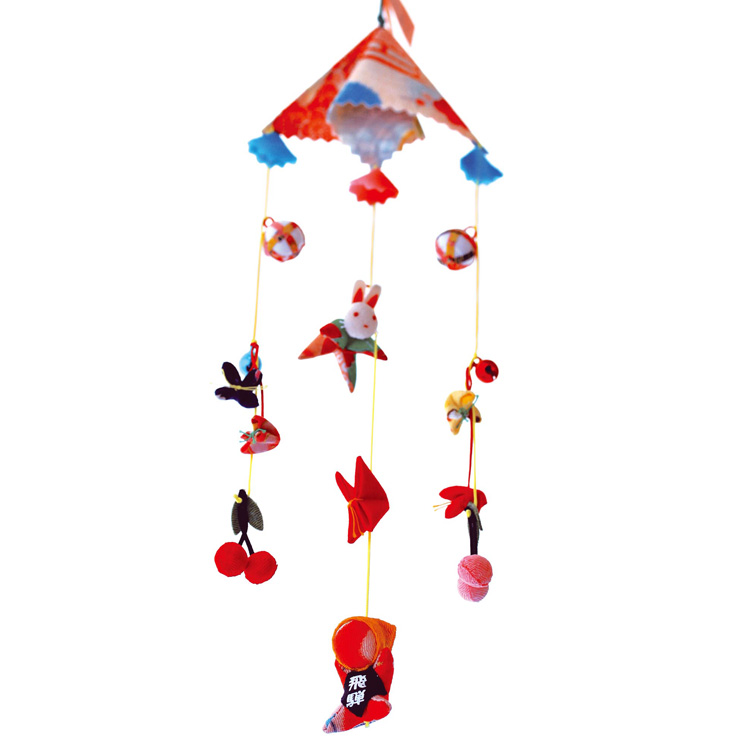 花さるぼぼ 変わり吊し つるし雛 つるし飾り さげもん 傘福｜あずさ屋