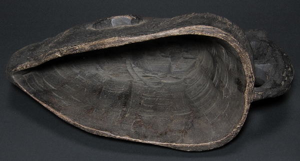 アフリカ コンゴ 木製 幾何学紋様 仮面／アンティーク／マスク