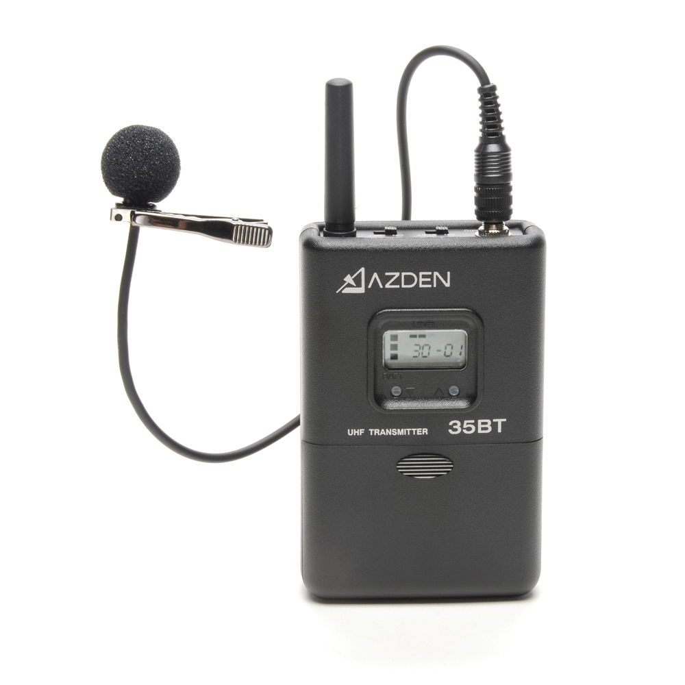 35BT Belt-Pack Transmitter with Lavalier Mic - Azden