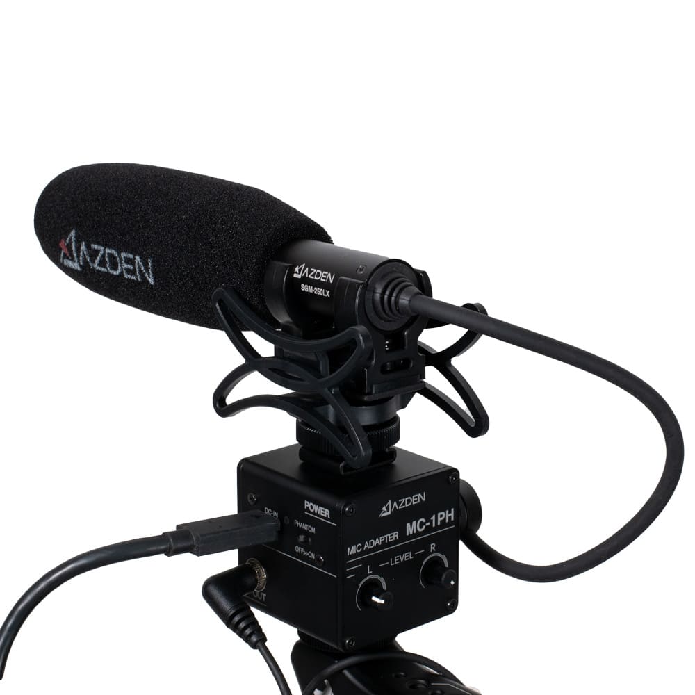 SGM-250LX Compact Shotgun Mic with Low-Profile Right Angle XLR