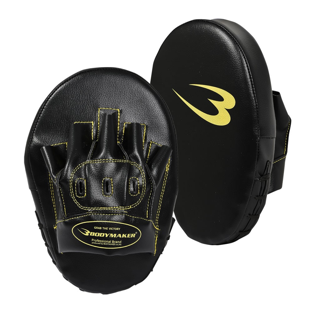 パンチングミットV ブラック×ブラック KM106BKBK｜BODYMAKER（ボディ