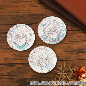 文豪ストレイドッグス 缶バッジセット／原画集 中島敦: キャラグッズ