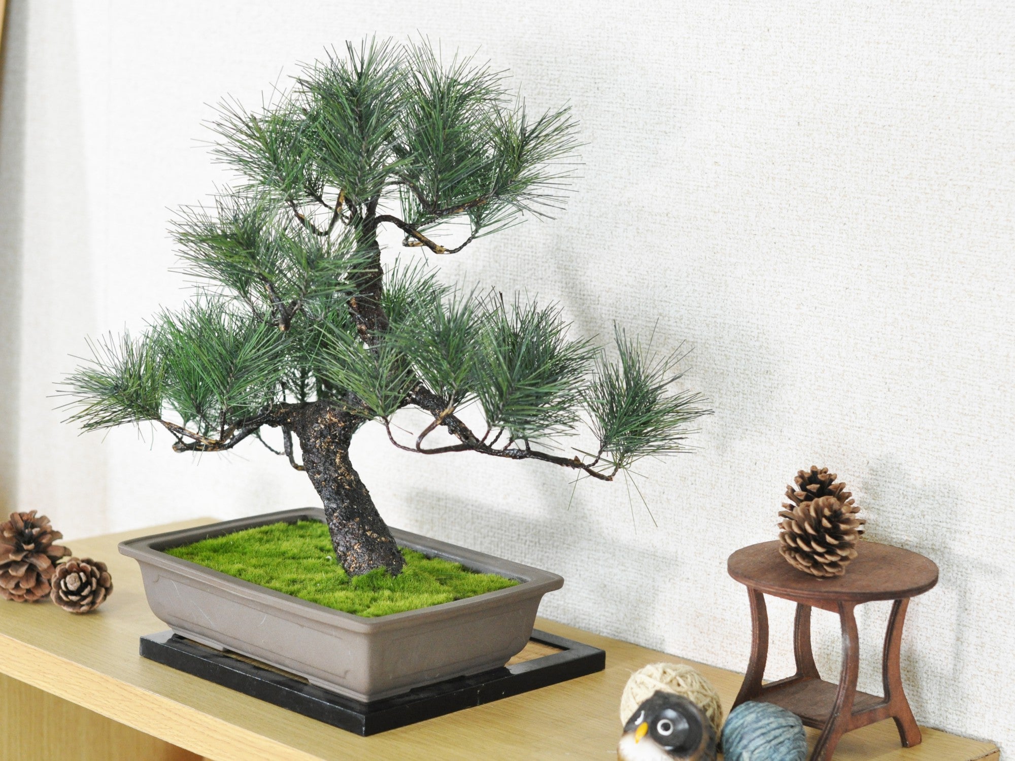 造花盆栽 松 大サイズの販売｜盆栽妙 – 盆栽妙 本店