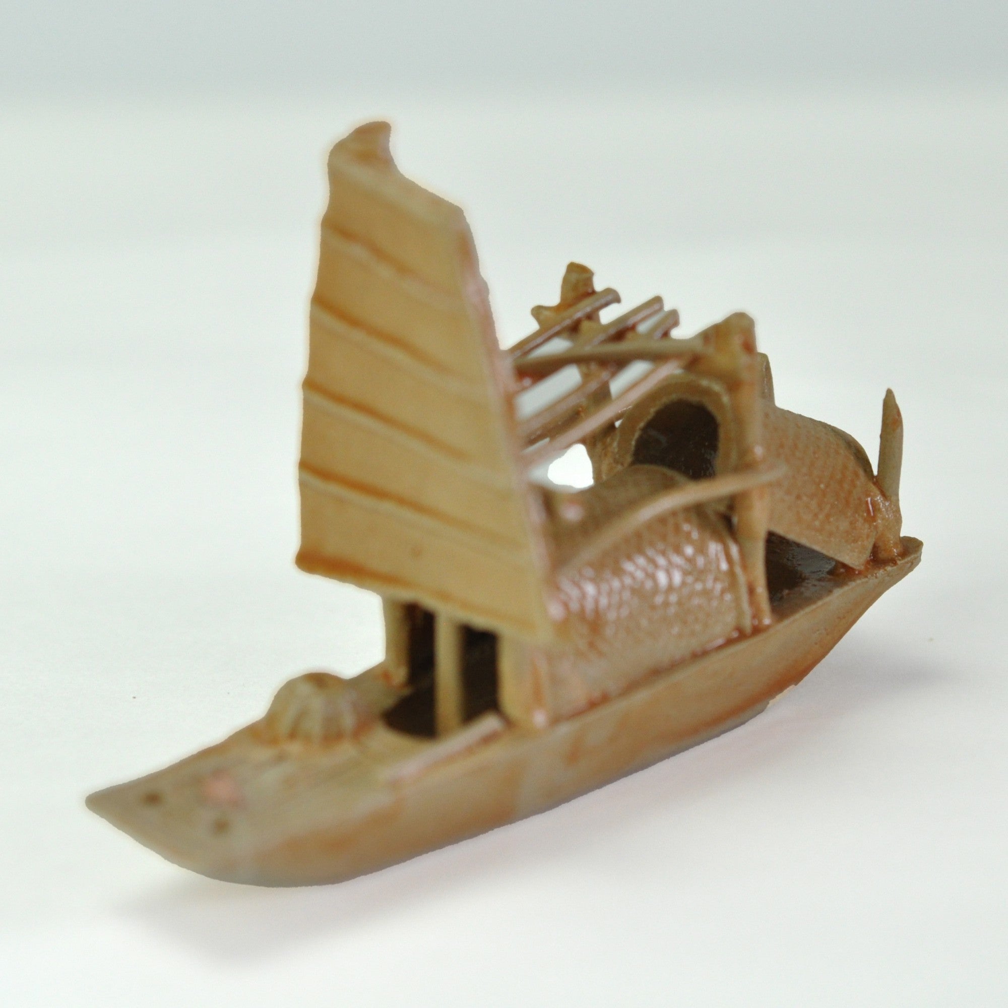 陶器の置物 フィギュア 行商人の船 カラーの販売｜盆栽妙 – 盆栽妙 本店