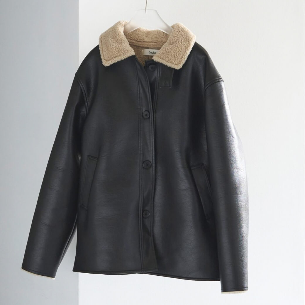 anuke アンヌーク ボア フライト ジャケット｜BORN FREE ONLINE SHOP