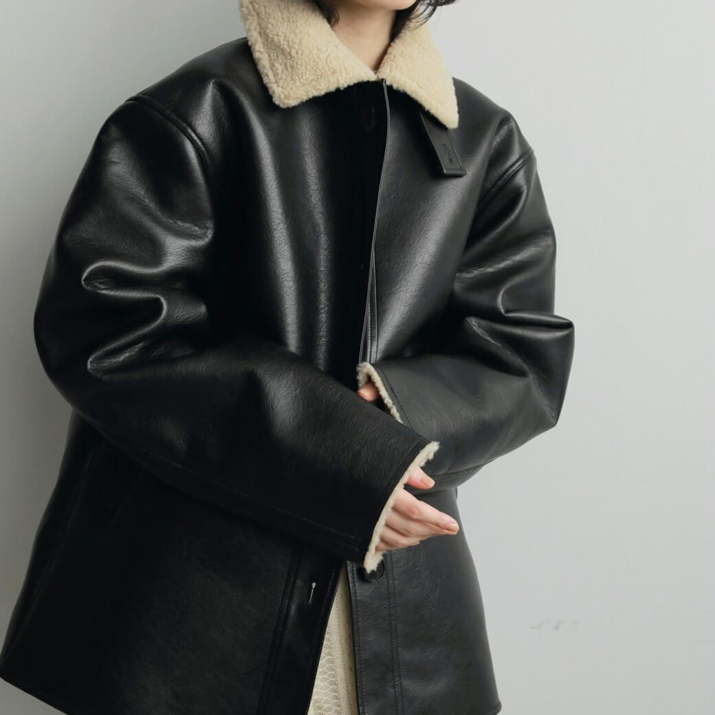 anuke アンヌーク ボア フライト ジャケット｜BORN FREE ONLINE SHOP