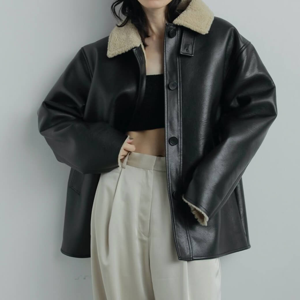 anuke アンヌーク ボア フライト ジャケット｜BORN FREE ONLINE SHOP