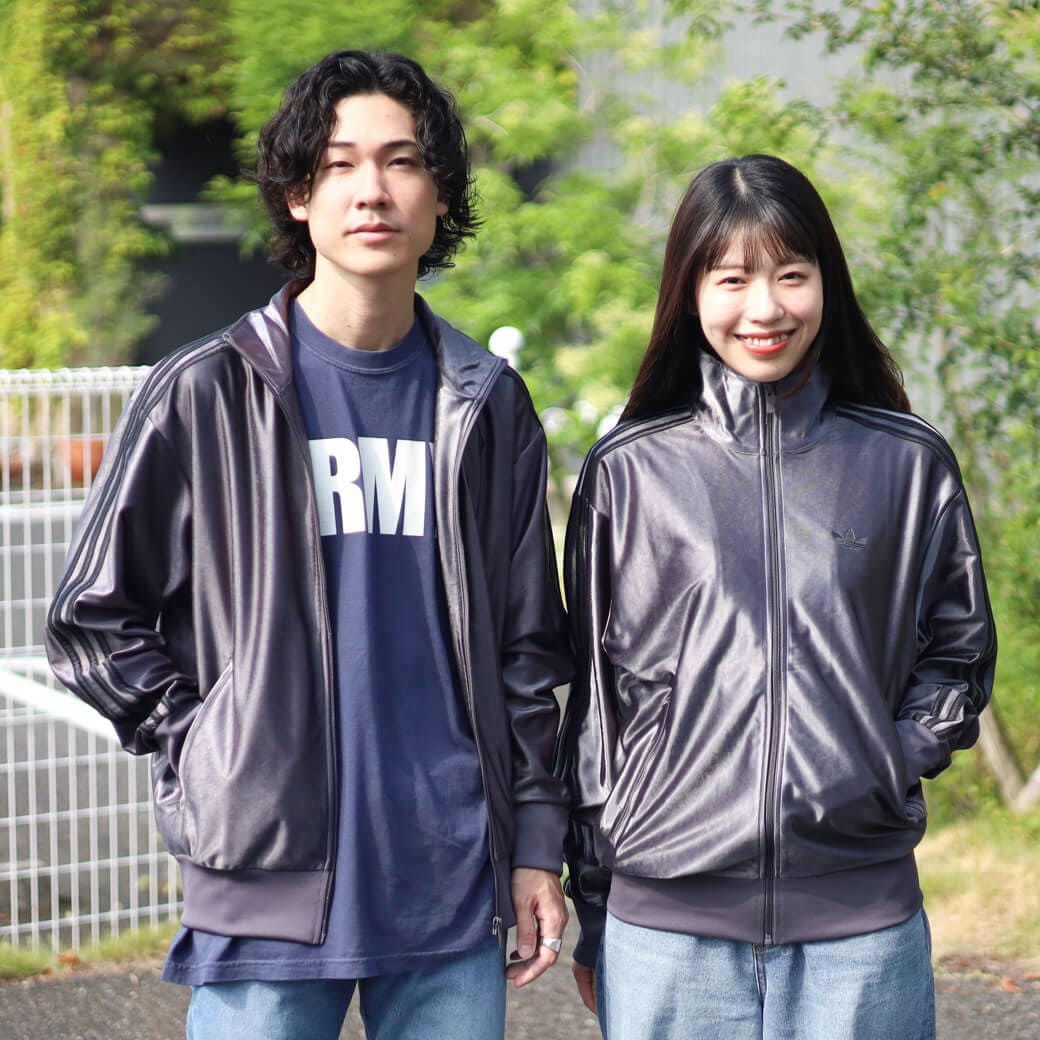 adidas アディダス ファイヤーバード メタリックトラックトップ｜BORN