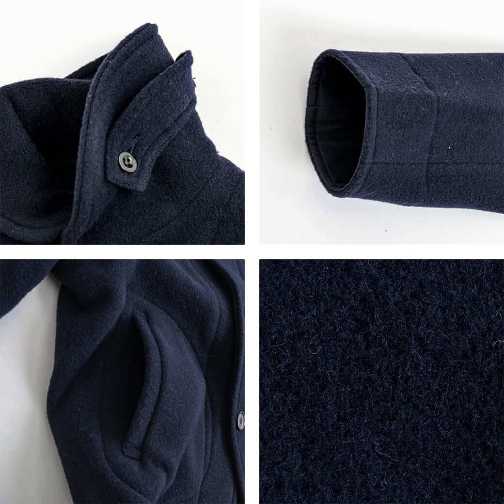 DANTON ダントン ウールパイル ラウンドカラージャケット｜BORN FREE