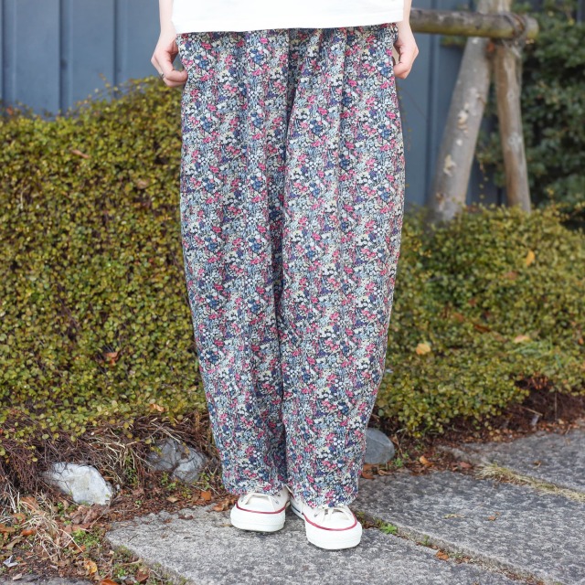 HARVESTY ハーベスティ 花柄イージーサーカスパンツ｜BORN FREE ONLINE