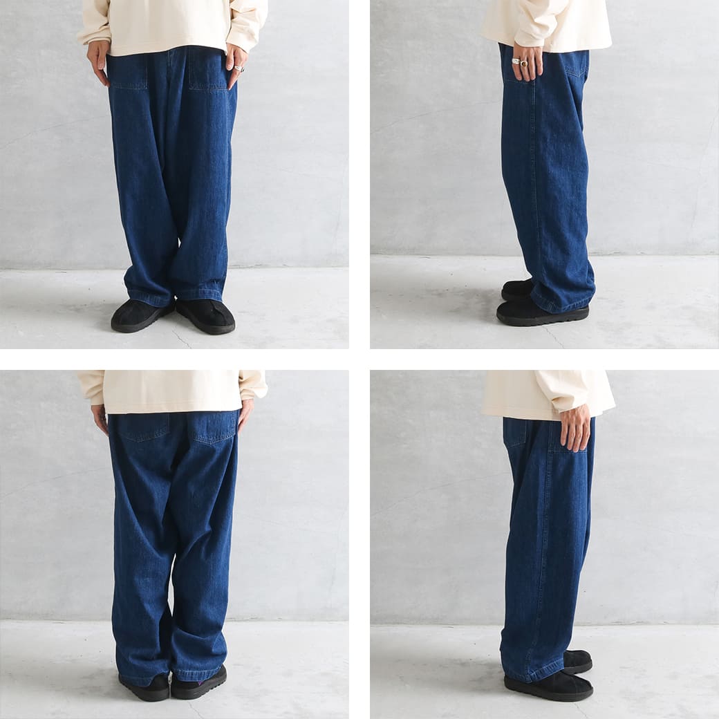 ORDINARY FITS オーディナリーフィッツ JAMES FATIGUE DENIM USED