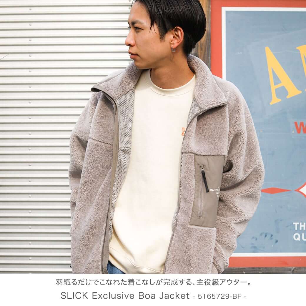 SLICK スリック BORNFREE別注エクスクルーシブボアジャケット｜BORN