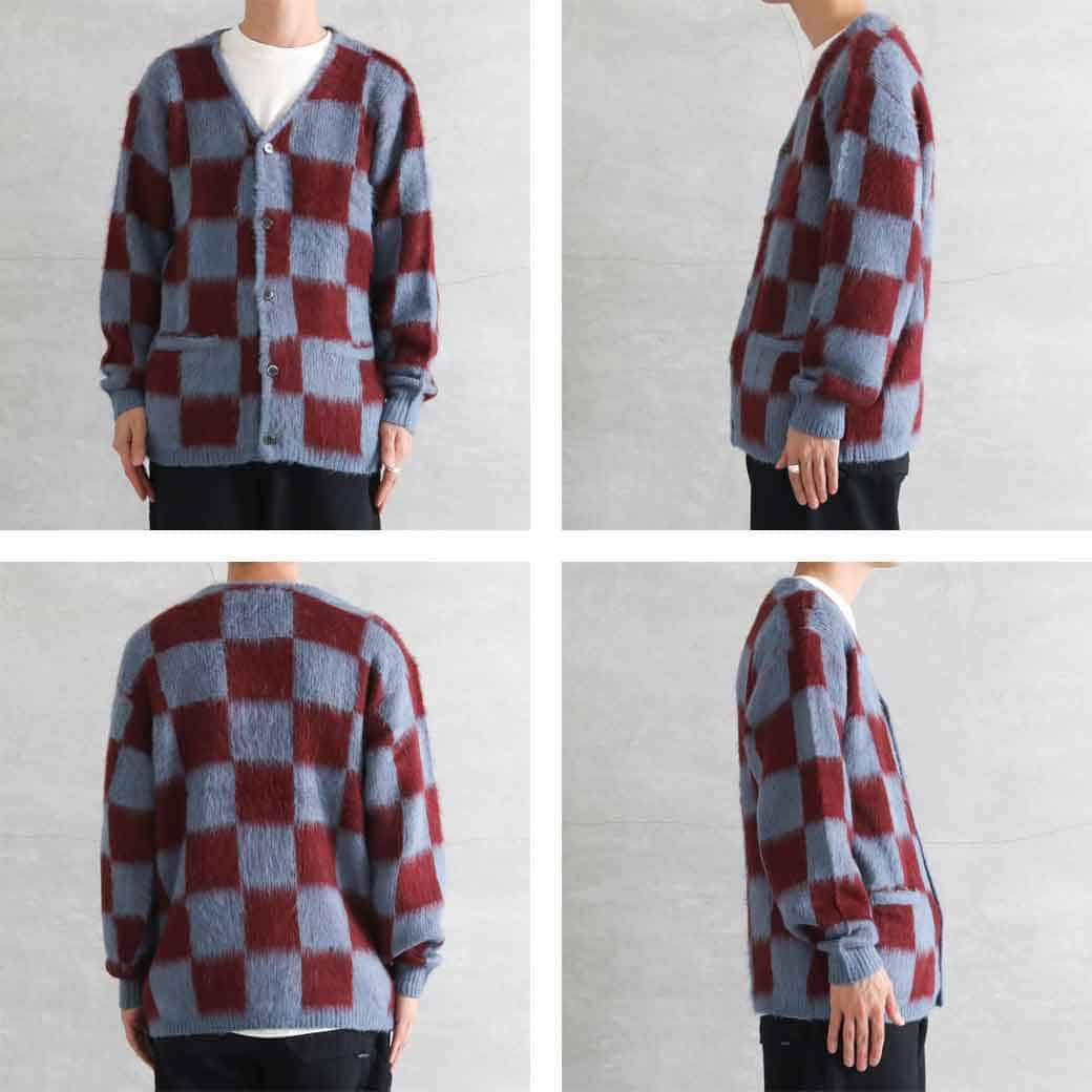 UNIVERD72 ユニバード72 モヘアタッチ起毛カーディガン｜BORN FREE