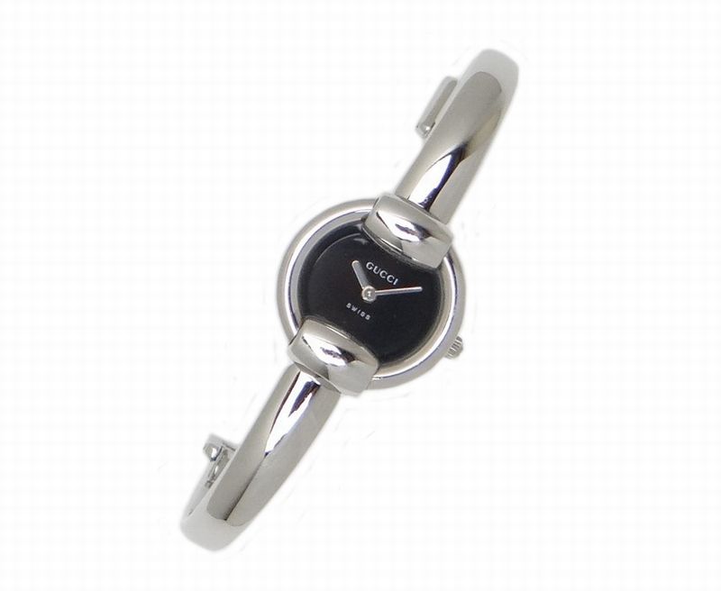 GUCCI グッチ 1400L クオーツ レディース時計 バングルウォッチ SS