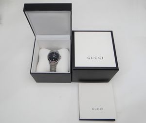 GUCCI グッチ 126.4 Gタイムレス クオーツ メンズ時計 ウォッチ SS