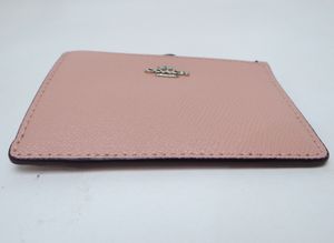 COACH コーチ 57841 レザー キーリング パスケース付コインケース