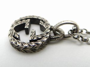 GUCCI グッチ インターロッキングG ペンダント ネックレス SV925