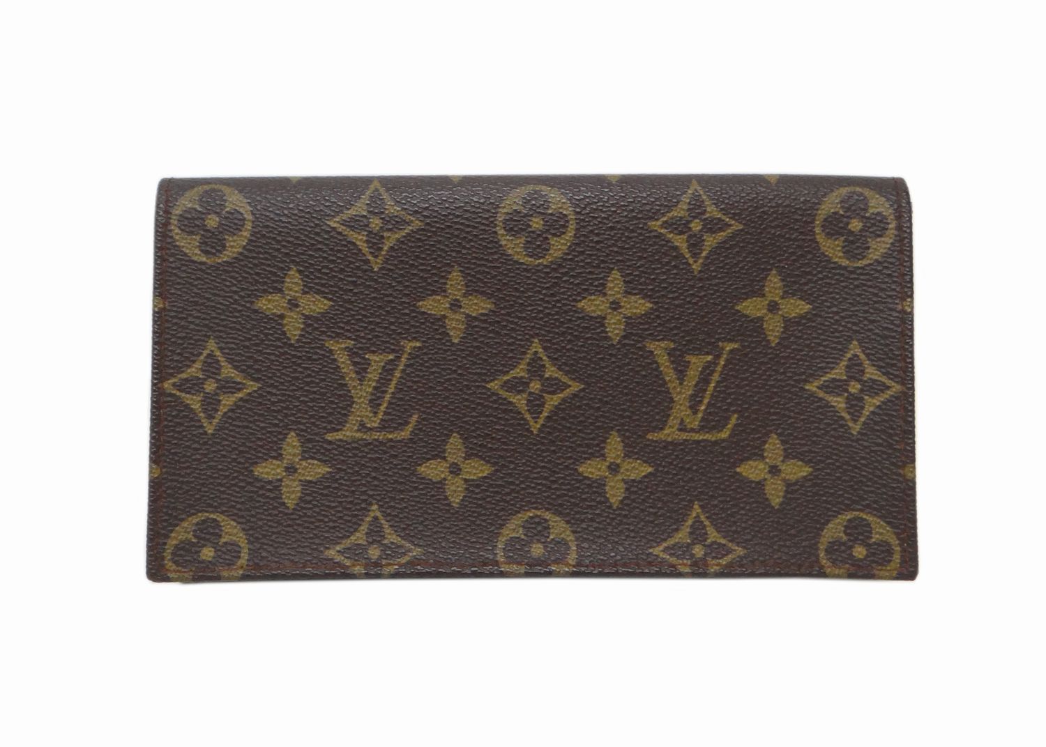 LOUIS VUITTON ルイヴィトン モノグラム 二つ折り長札入れ USED品 商品