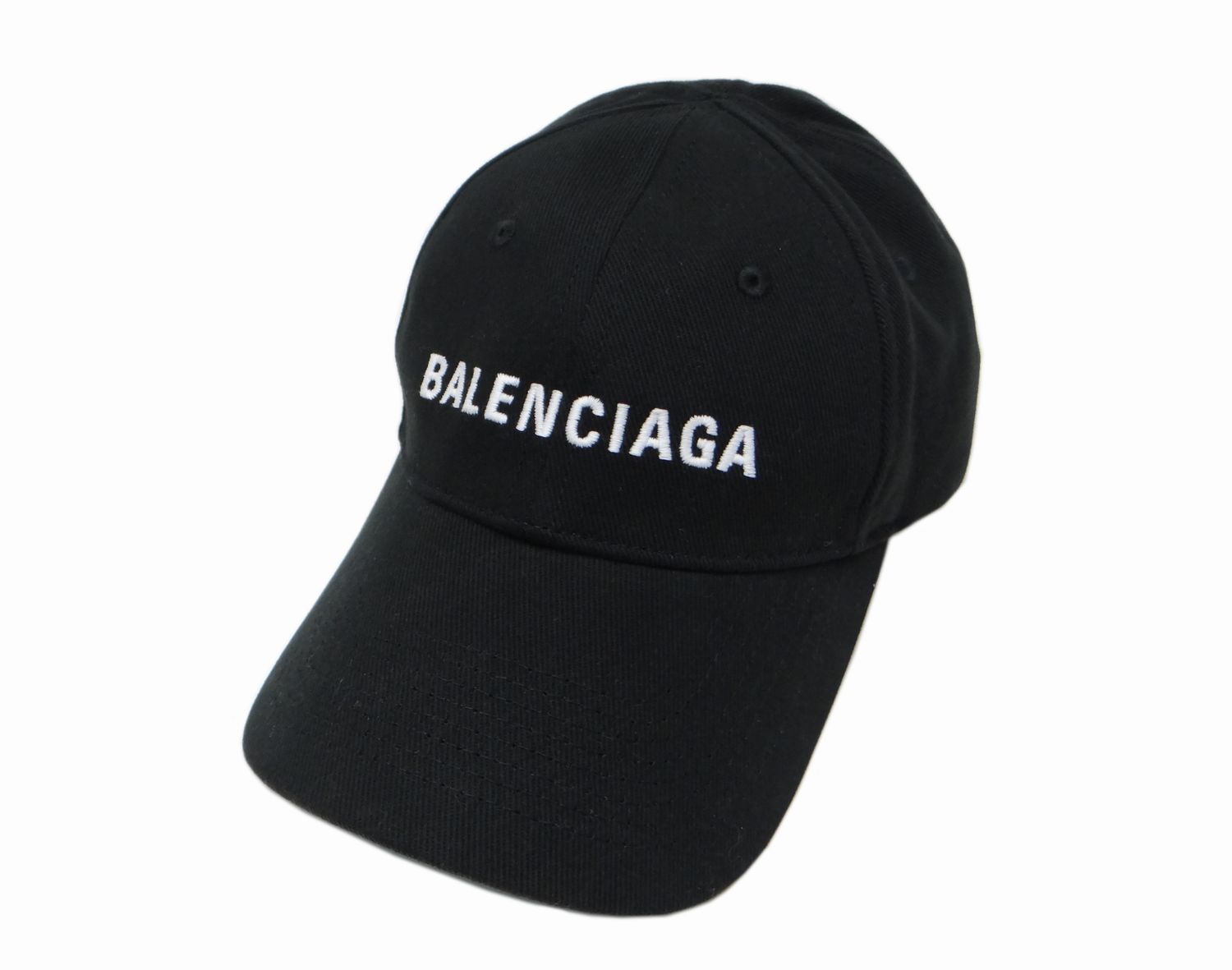 BALENCIAGA バレンシアガ ロゴ刺繍 クラシックベースボールキャップ