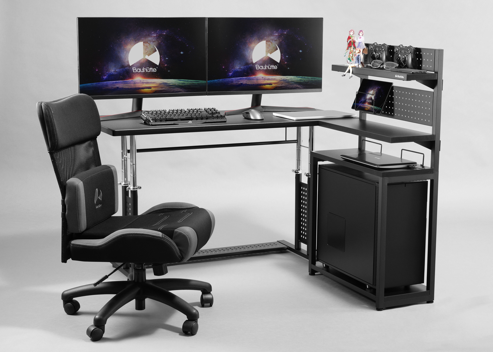 デスクサイドPCラック BHS-600SS/1000SS | Bauhütte®