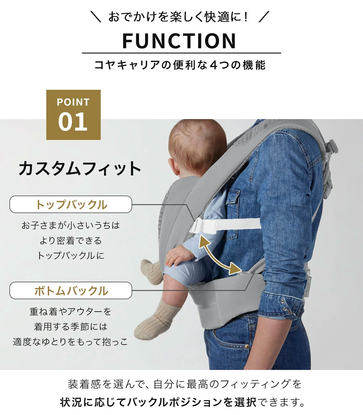 cybex コヤ / キャリア / コージーベージュ