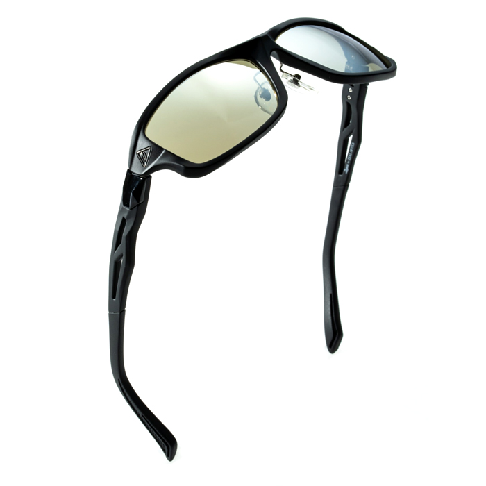 ゼクー ステルス F-1925 (MB/SM) クリアブラック 偏光サングラス