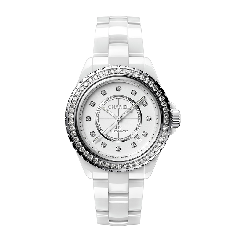 J12 Diamond Bezel Watch Caliber 12.1, 38 mm - H7189