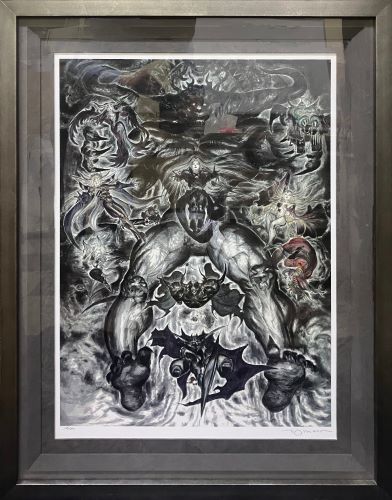 天野喜孝「god dark side」 の買取実績｜神奈川県川崎市 版画・木版画