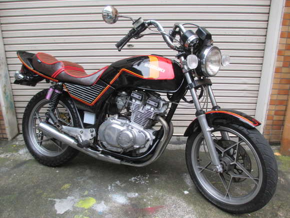 GSX250E ゴキ ブラック 旧車バイク・絶版車バイク BANBAN車輌館