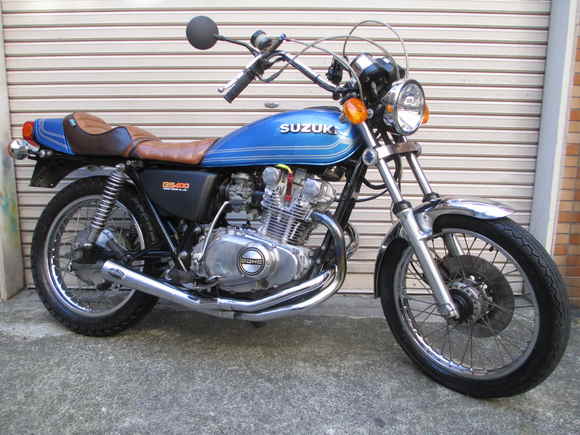 GS400 ブルーE2カラー 旧車バイク・絶版車バイク BANBAN車輌館