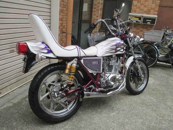 GS400 紫フレアー 旧車バイク・絶版車バイク BANBAN車輌館