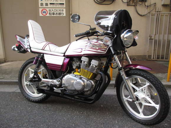 GSX400Eザリ ラメラメパープル 旧車バイク・絶版車バイク BANBAN車輌館